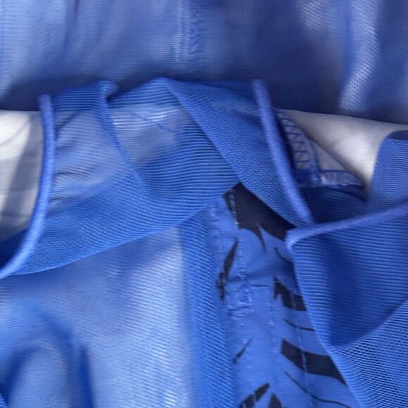 Speedo Swim Trunks Mens‎ Medium Board Shorts Ocean Blue Graphic Stretch UPF $59 - Picture 6 of 16